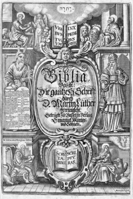Titelbild Lutherbibel, 1691