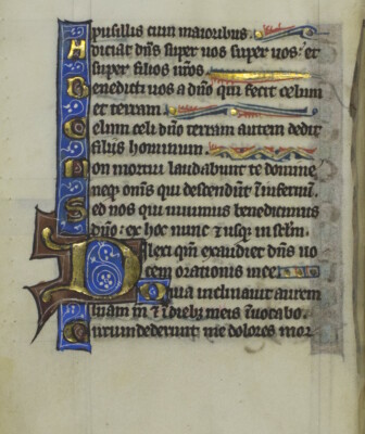 Fragment eines Psalters
