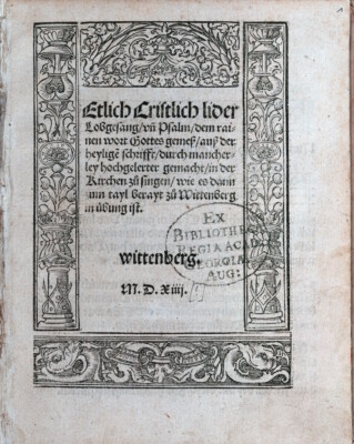 Luthers Achtliederbuch